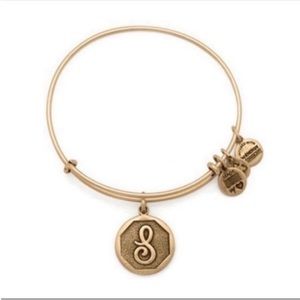 Women’s Alex and Ani Gold “S” Charm Bracelet